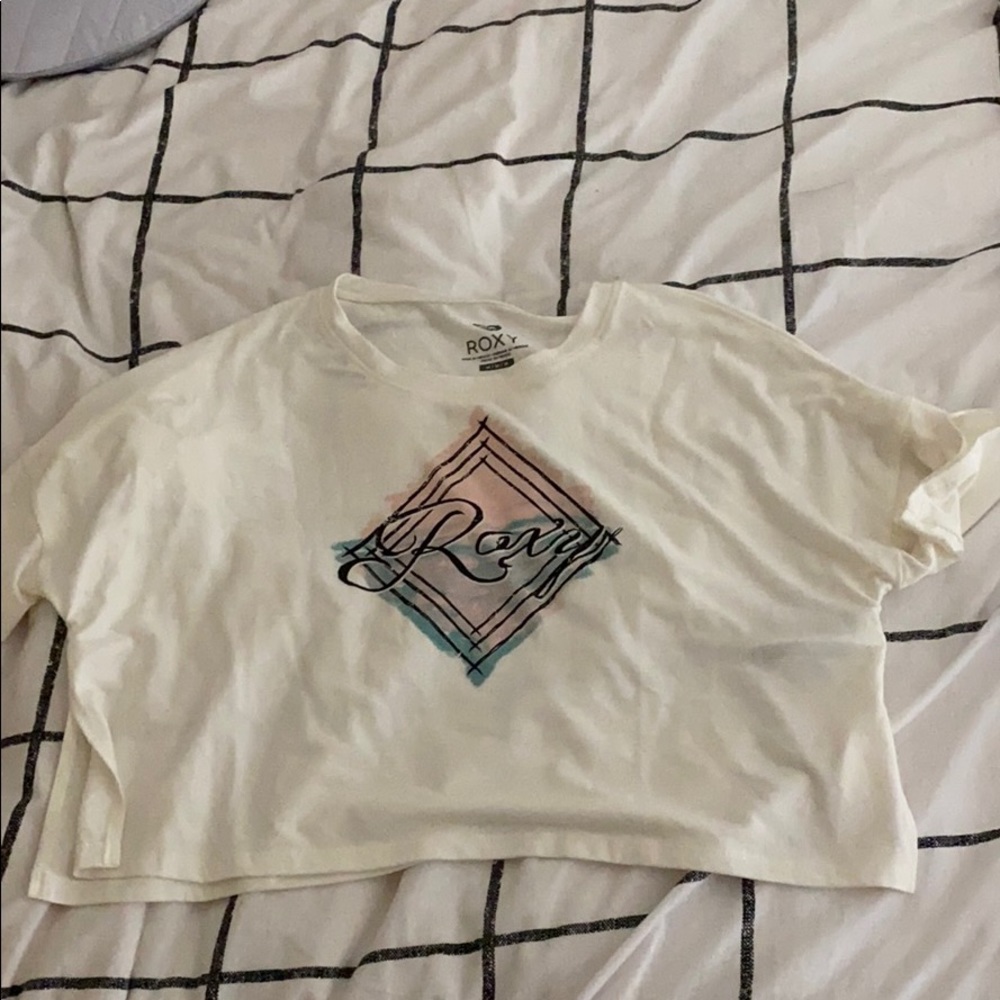 Roxy cropped tee